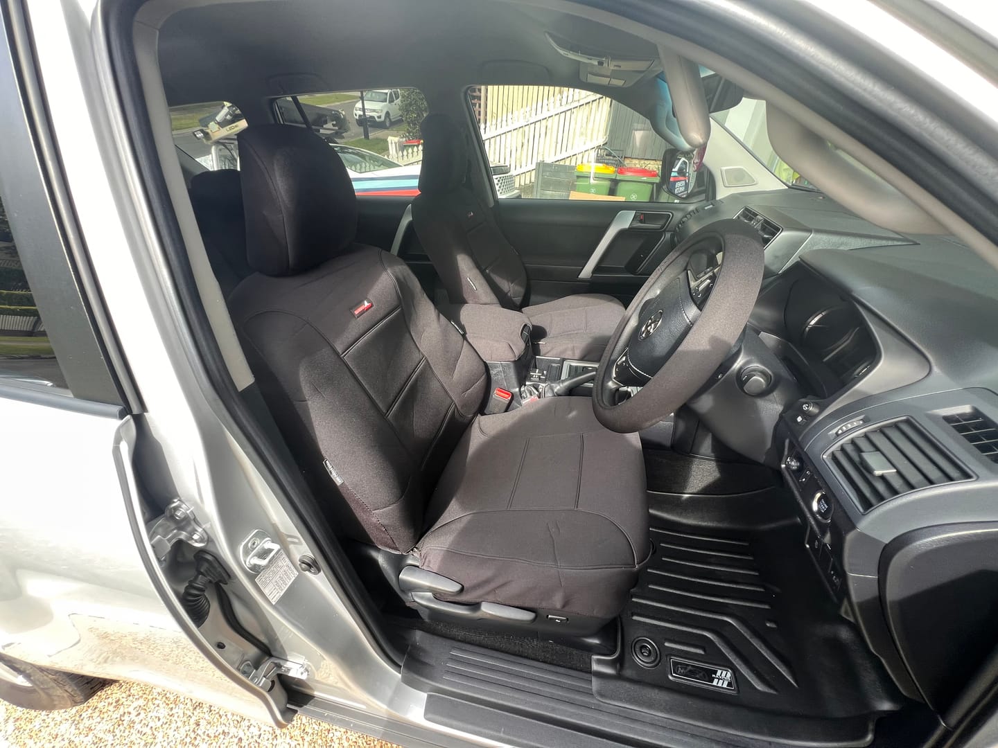 Customer photo review of Sharkskin Seat Covers for Toyota Prado KDJ150R/GRJ150R (Nov/2009-May/2021)
