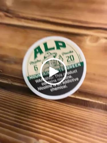 Customer photo review of Mountain Wintergreen Nicotine Pouches