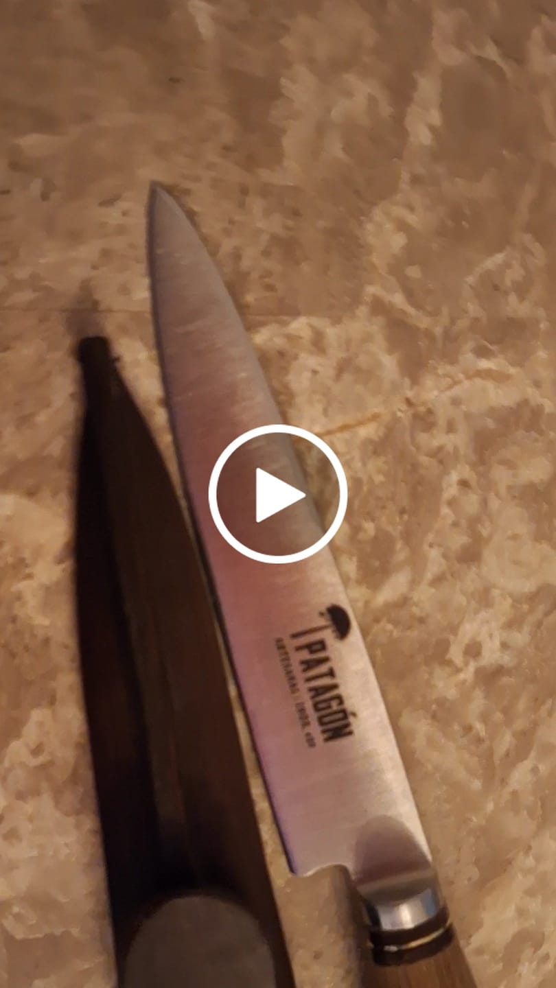 Customer video review of GAUCHO - Cuchillo Verijero Artesanal hoja 14 cm PATAGÓN
