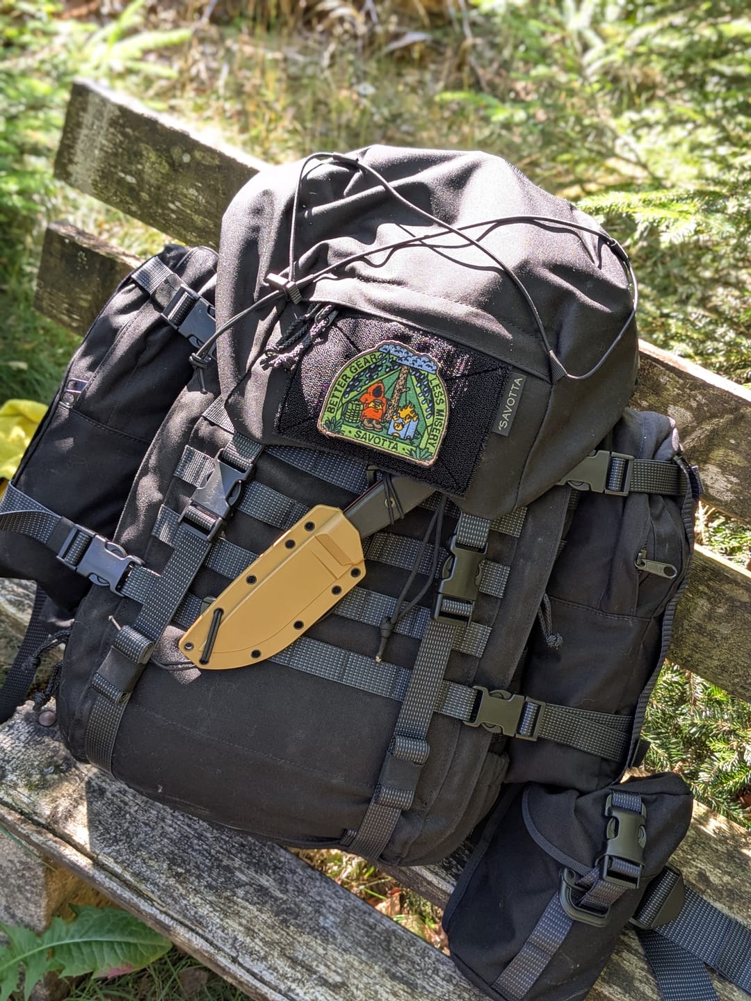 Customer photo review of Kantamus 40L backpack