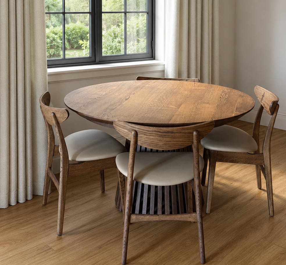 Customer photo review of Eva Oak Dining Chair