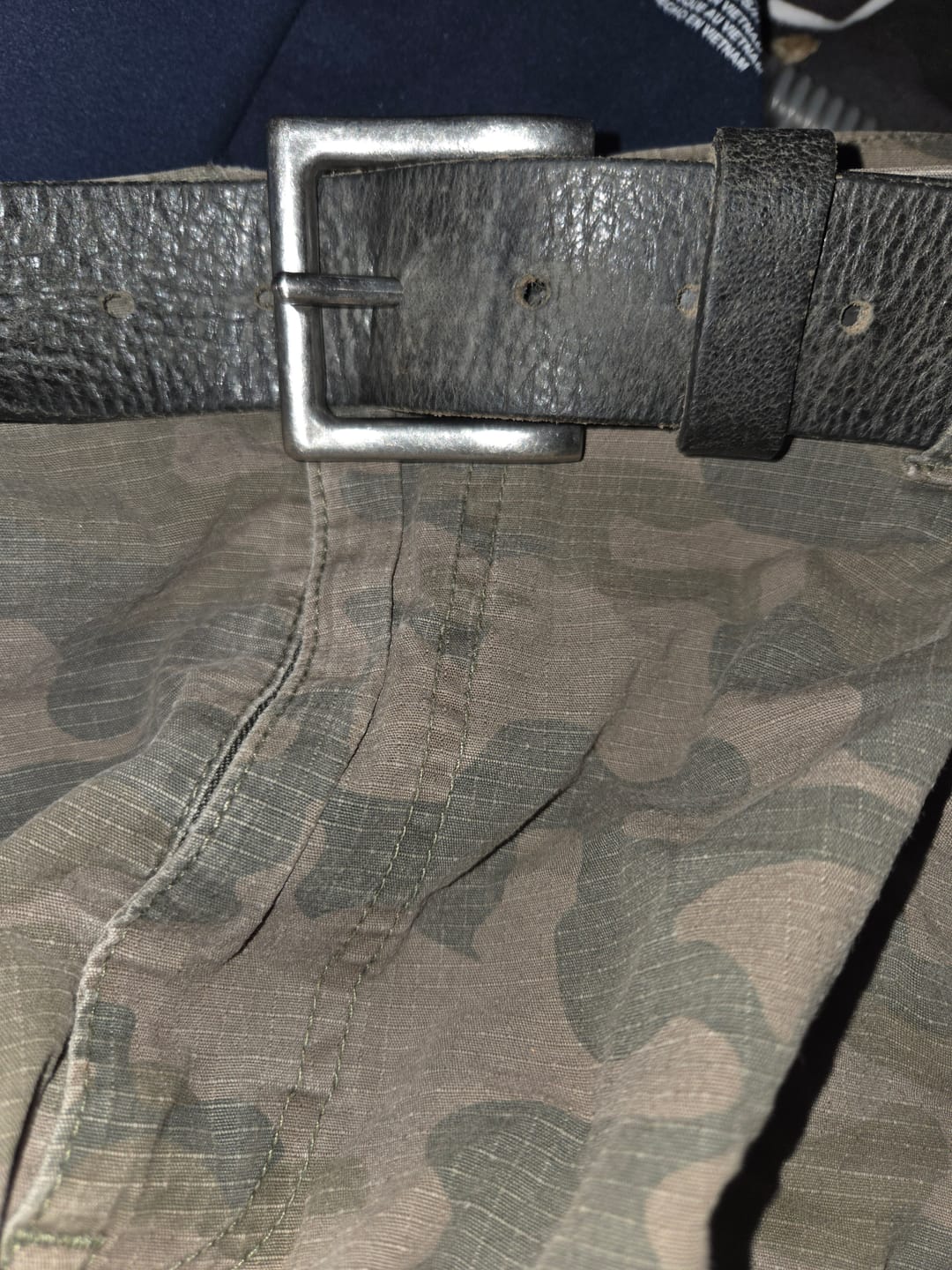 Customer photo review of Square Belt Buckle Single Prong Straight Edge - 40 mm/ 1.6"