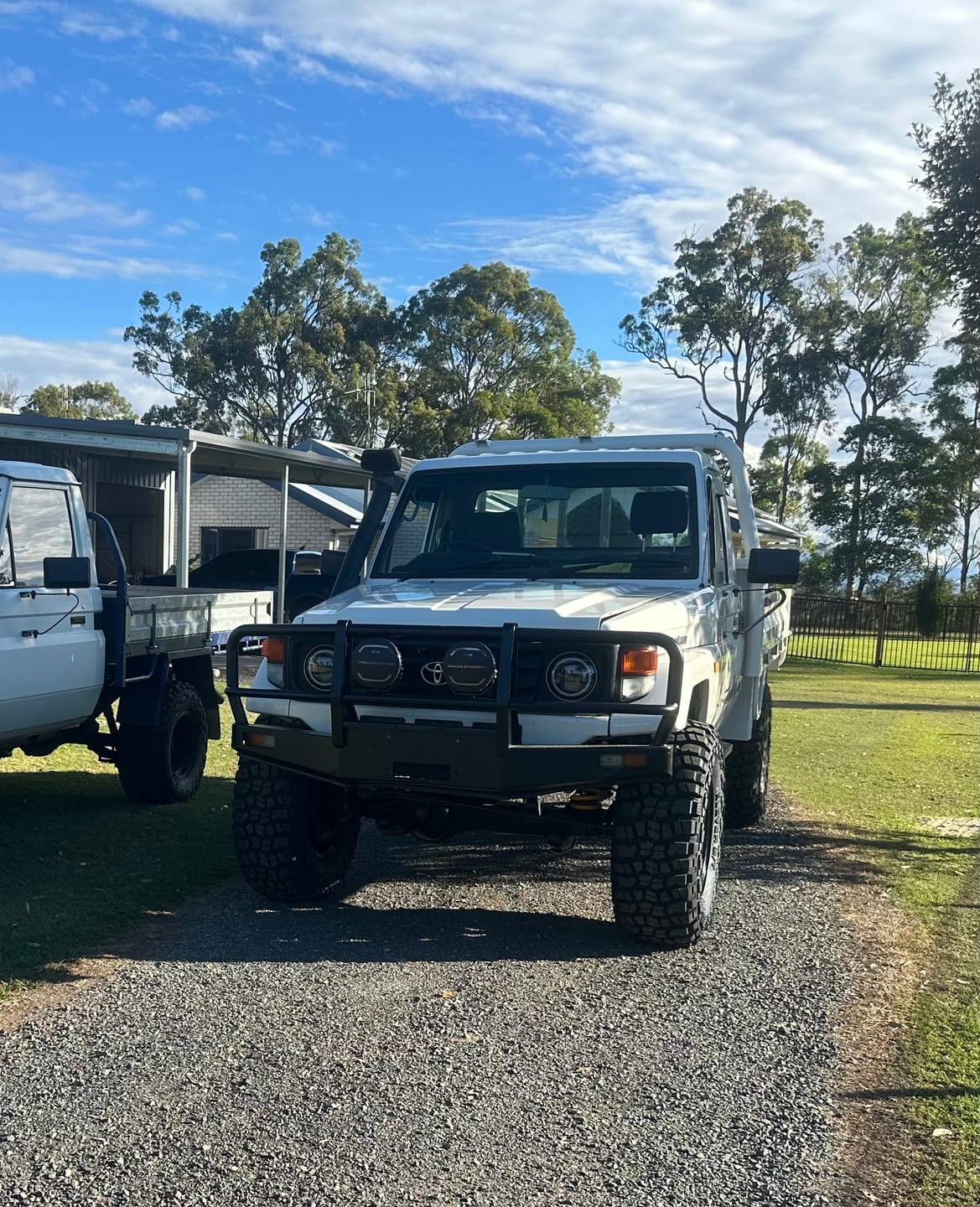 Customer photo review of Covert 7 Inch LED Driving Lights (PAIR W/HARNESS)