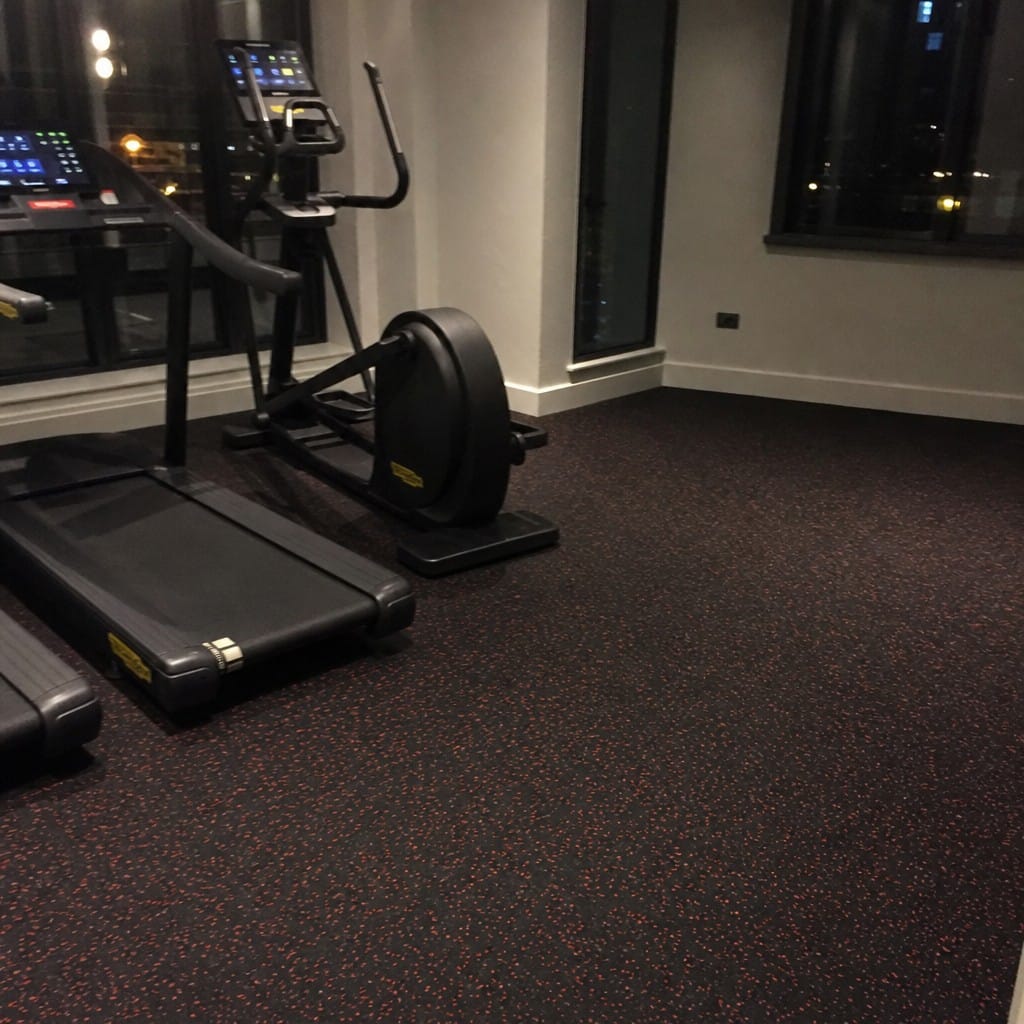 Customer photo review of Heavy-Duty Rubber Gym Flooring Rolls UK | Commercial Grade | Full 10m Roll