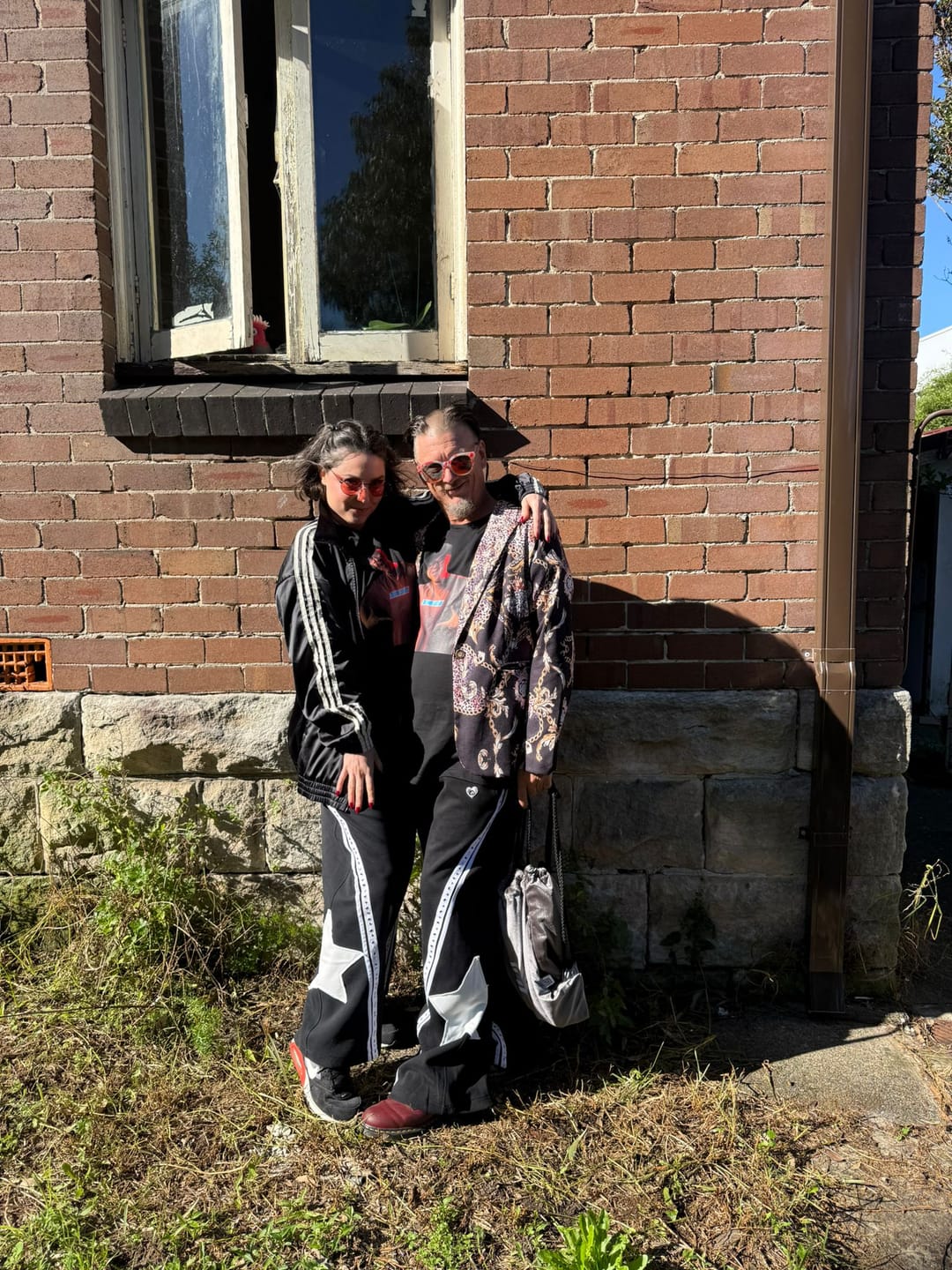 Customer photo review of Aelfric Eden Panel Baggy Barrel Sweatpants