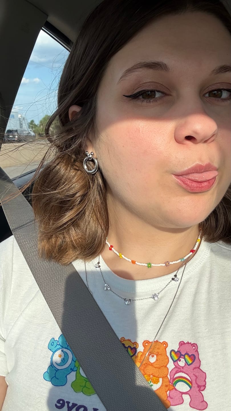 Customer photo review of Leader of the Club Earrings
