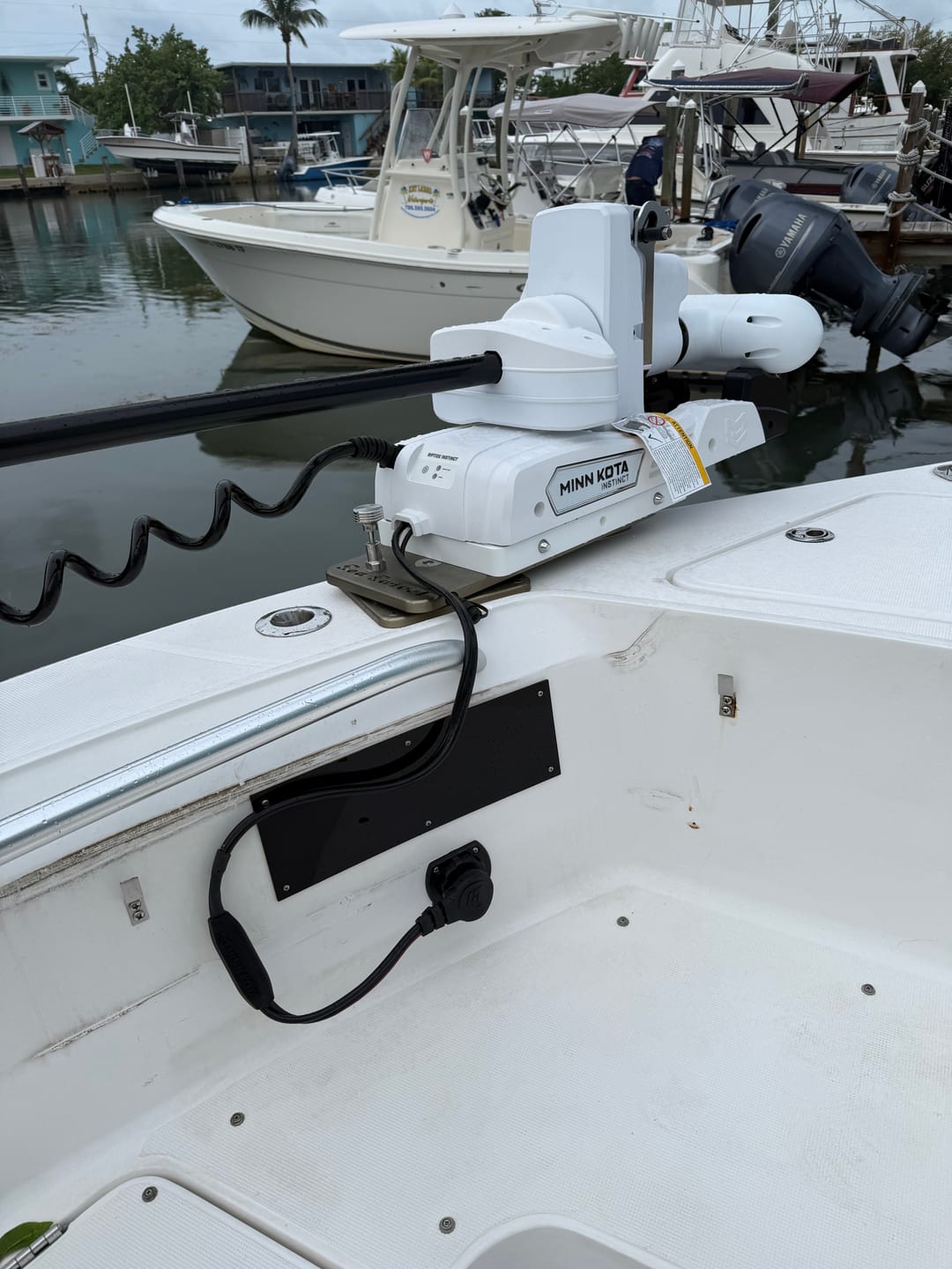 Customer photo review of Troll Track Adjustable Trolling Motor Mount