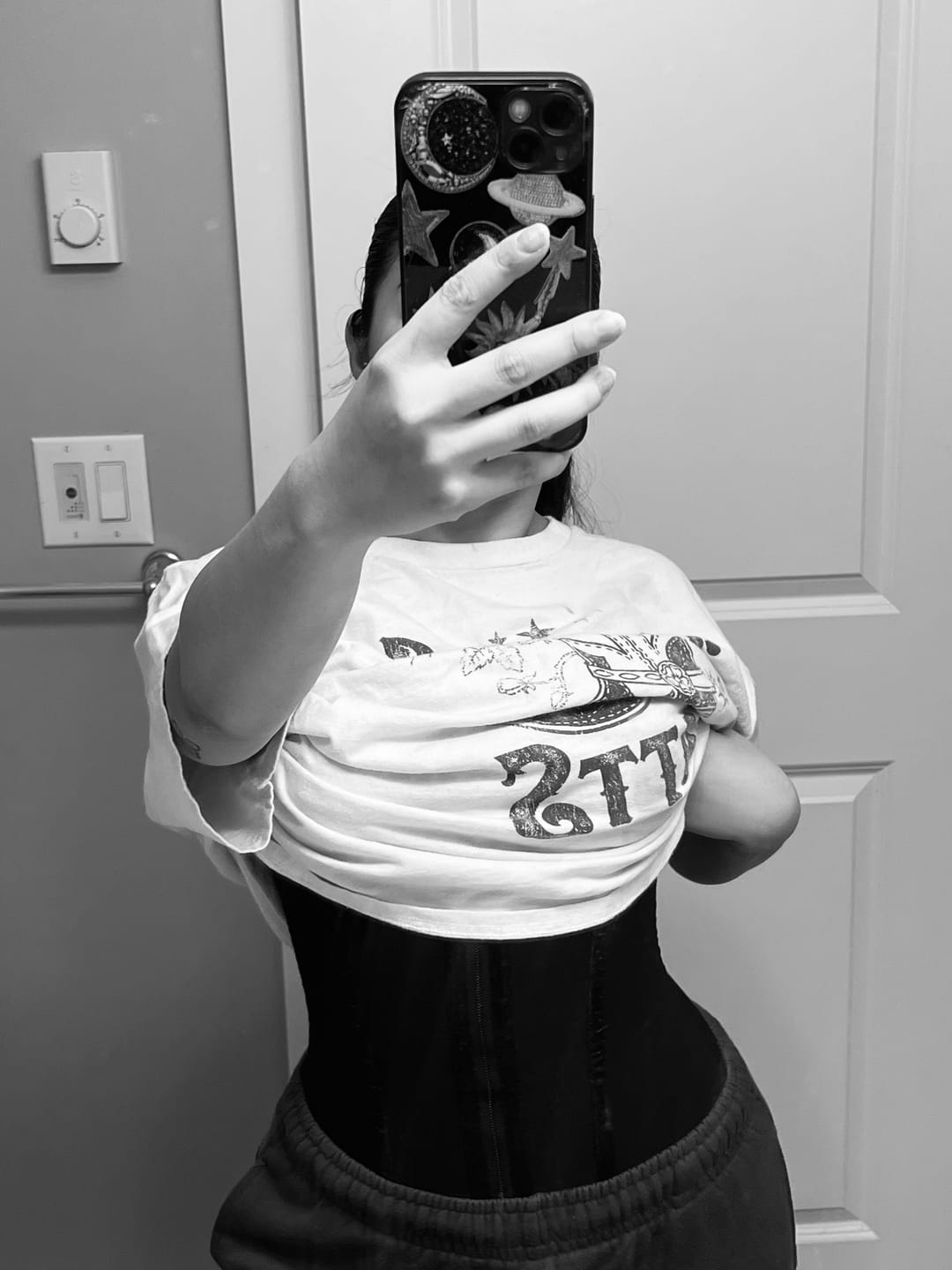 Customer photo review of Black Waist Trainer