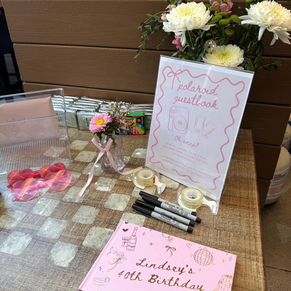 Customer photo review of Bachelorette Guest Book
