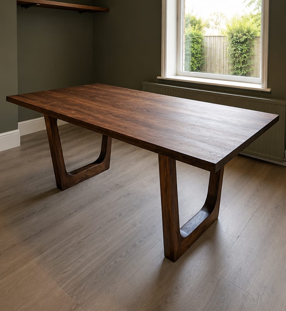 Customer photo review of Lilian Extendable Oak Dining Table
