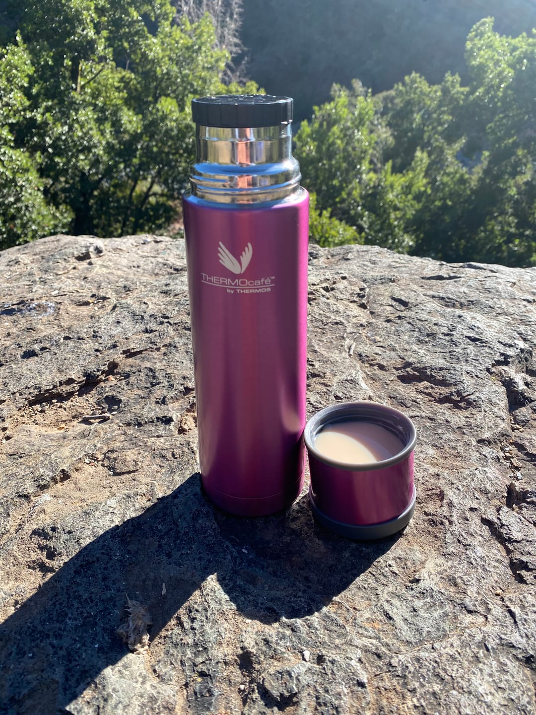 Customer photo review of TERMO LÍQUIDO ACERO INOXIDABLE EVERY NIGHT PURPURA 500 ML