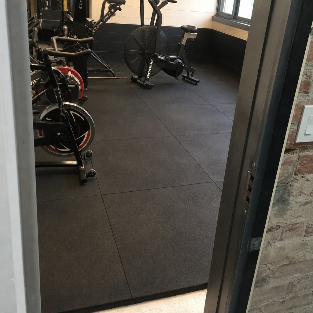Customer photo review of 20mm Rubber Gym Tiles UK | 1m² Interlocking | 400kg Drop Rated