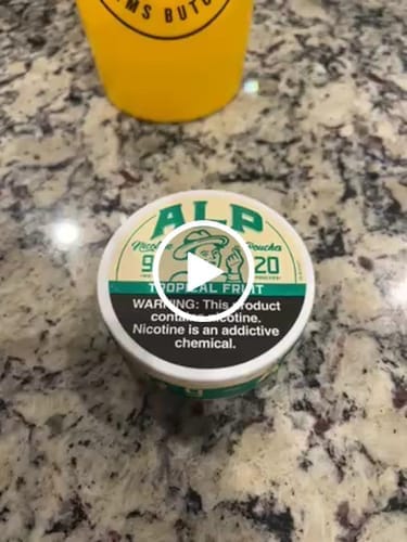 Customer photo review of Chilled Mint Nicotine Pouches