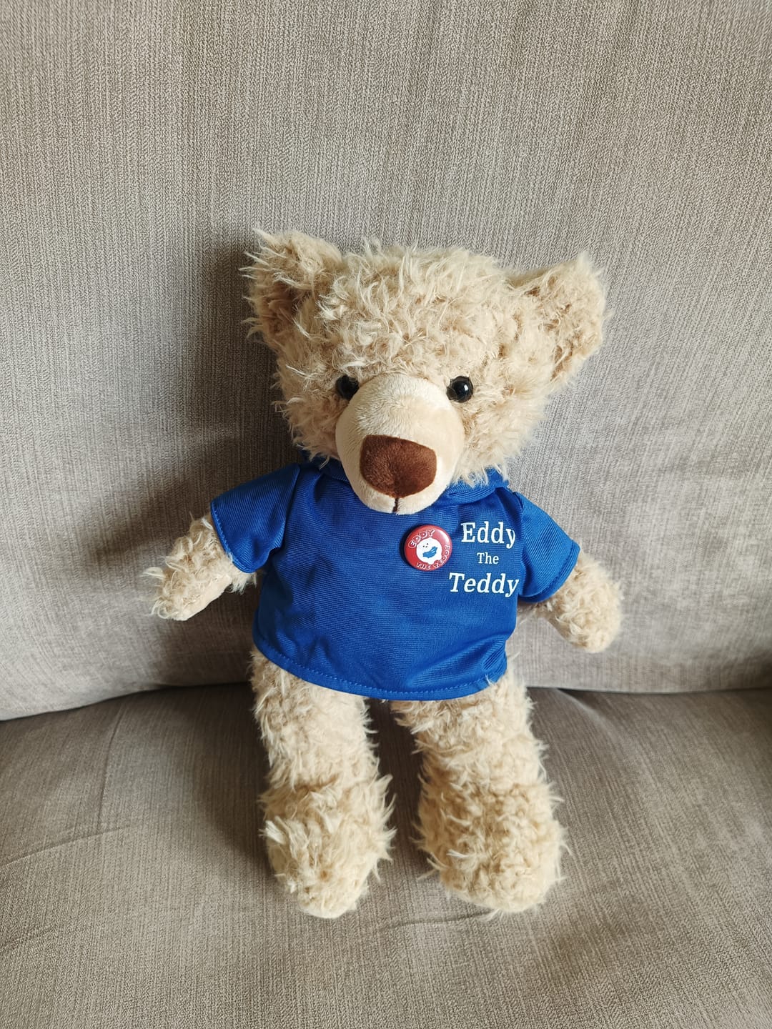 Customer photo review of Eddy The Teddy Bear