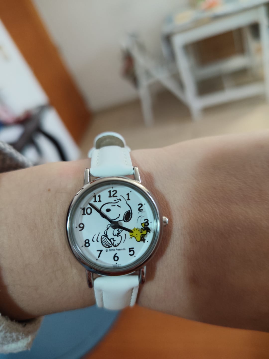 Customer photo review of Reloj Q&Q JDM P003-314 Peanuts Snoopy Mini 26mm