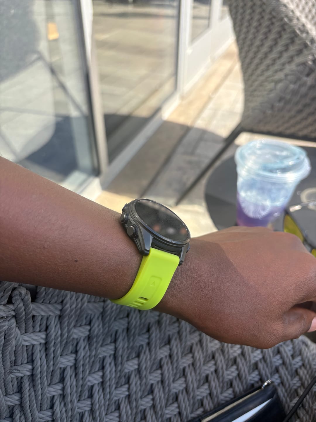 Customer photo review of Garmin Silicone QuickFit Band - Durable, Stylish, Comfortable
