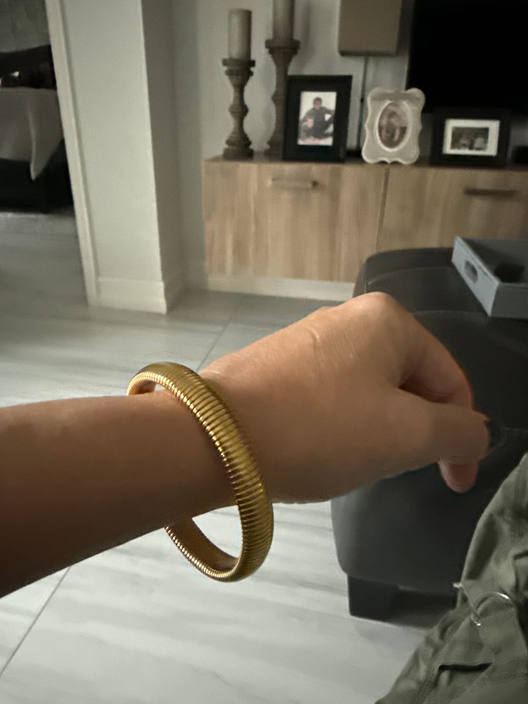 Customer photo review of Ibiza Chunky Bangle (Bundle)