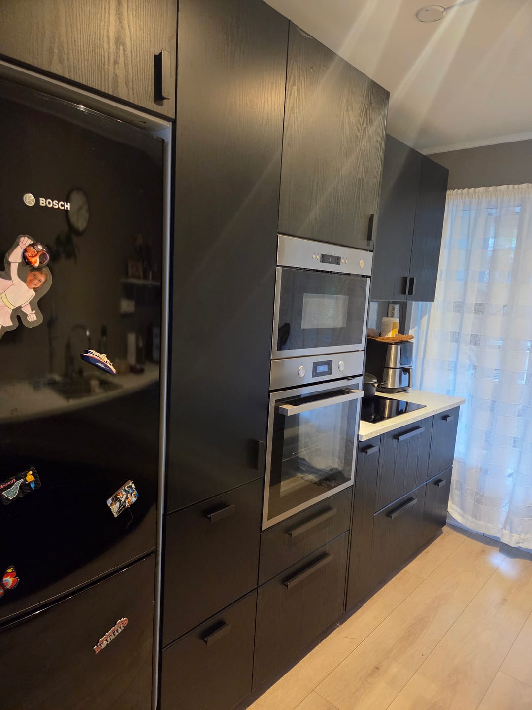 Customer photo review of Treverk sort matt kontaktplast