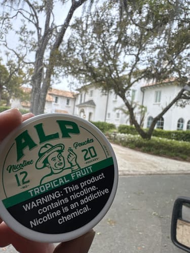 Customer photo review of Tropical Fruit Nicotine Pouches