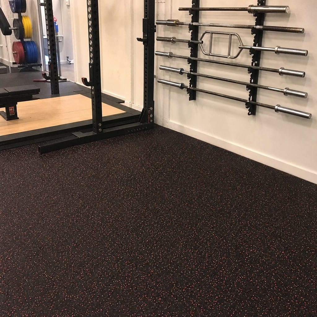 Customer photo review of Rubber Gym Roll UK | Heavy-Duty Crumb Flooring Roll 10m