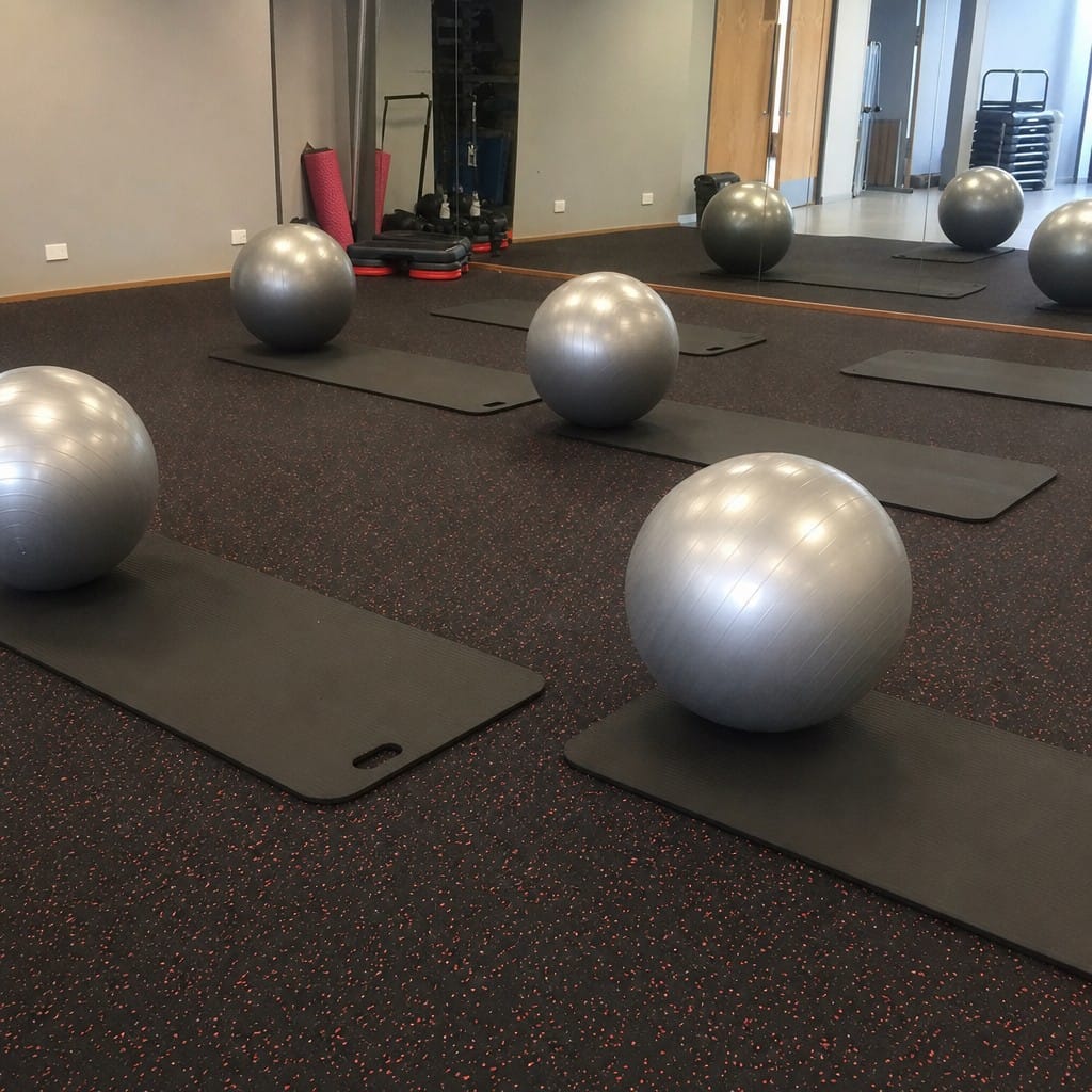Customer photo review of Heavy-Duty Rubber Gym Flooring Rolls UK | Commercial Grade | Full 10m Roll