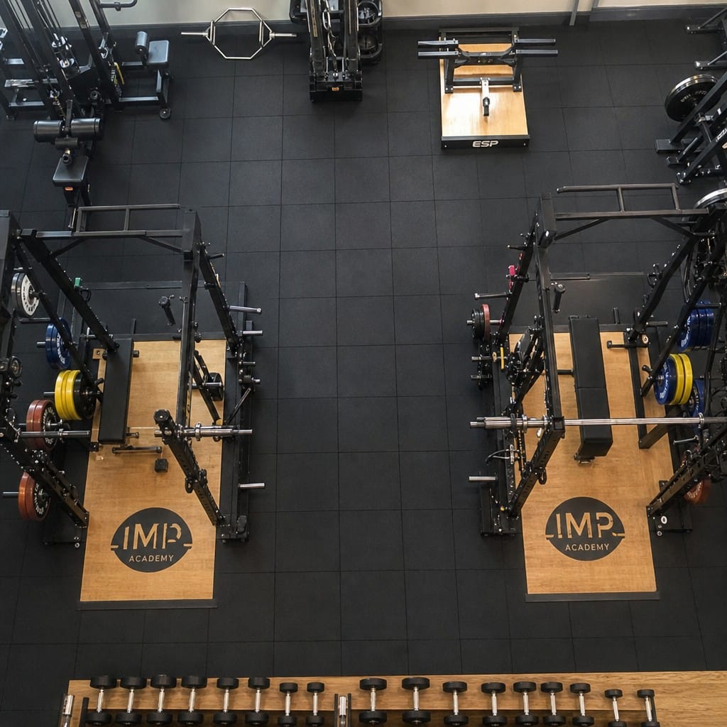Customer photo review of 30mm Rubber Gym Tiles | Olympic Lifting & CrossFit | 200kg+ Drop Rated
