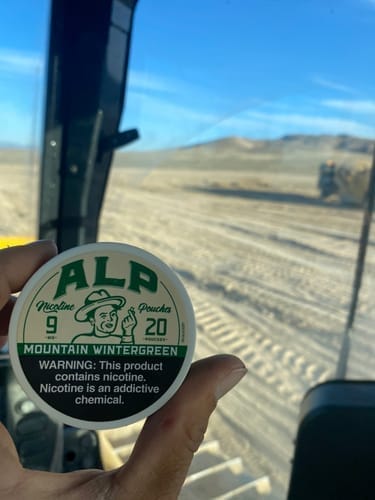 Customer photo review of Mountain Wintergreen Nicotine Pouches