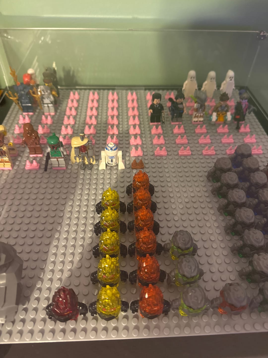 Customer photo review of Display Case for LEGO® 11024 / 10701 Base Plate 48x48