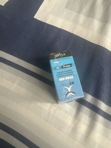 Customer photo review of TITAN | Testosterona, Drostanolona & Trembolona Enantato 400mg 10ml