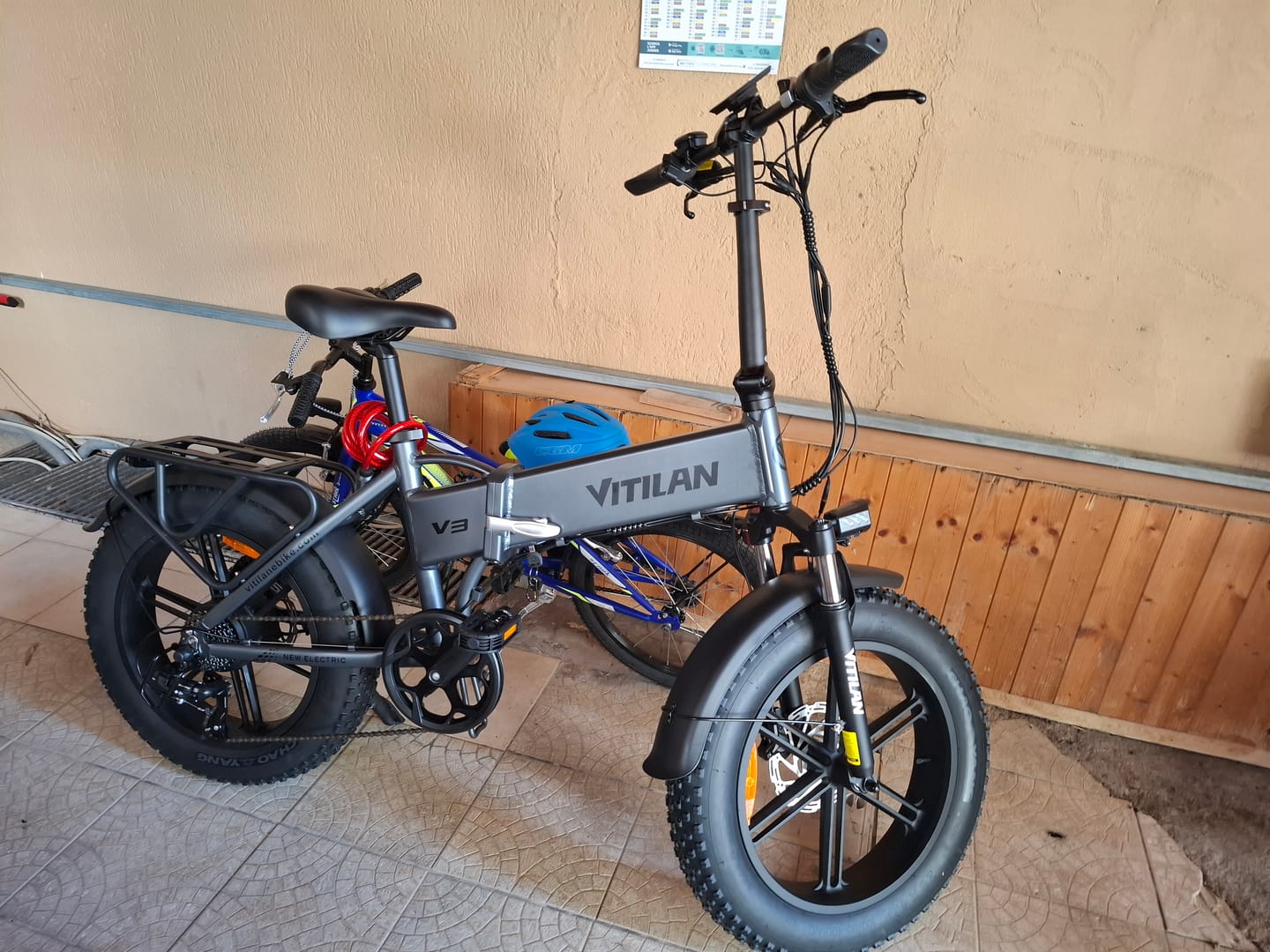 Customer photo review of V3 2.0 Folding Fat Tires Adult All Terrain Electric Bike