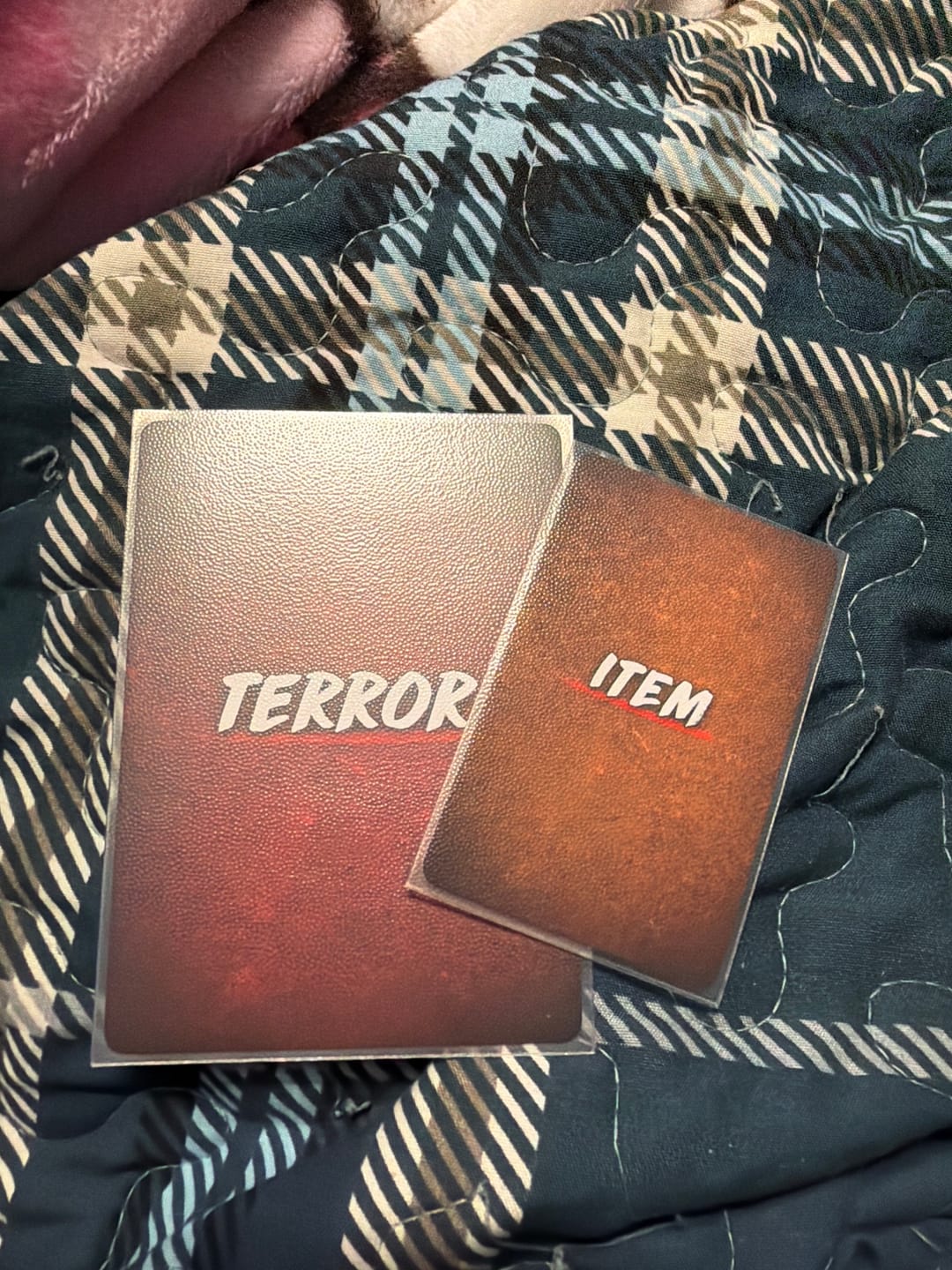 Customer photo review of Final Girl: Bad Times at Buddyland Card Sleeve Kit