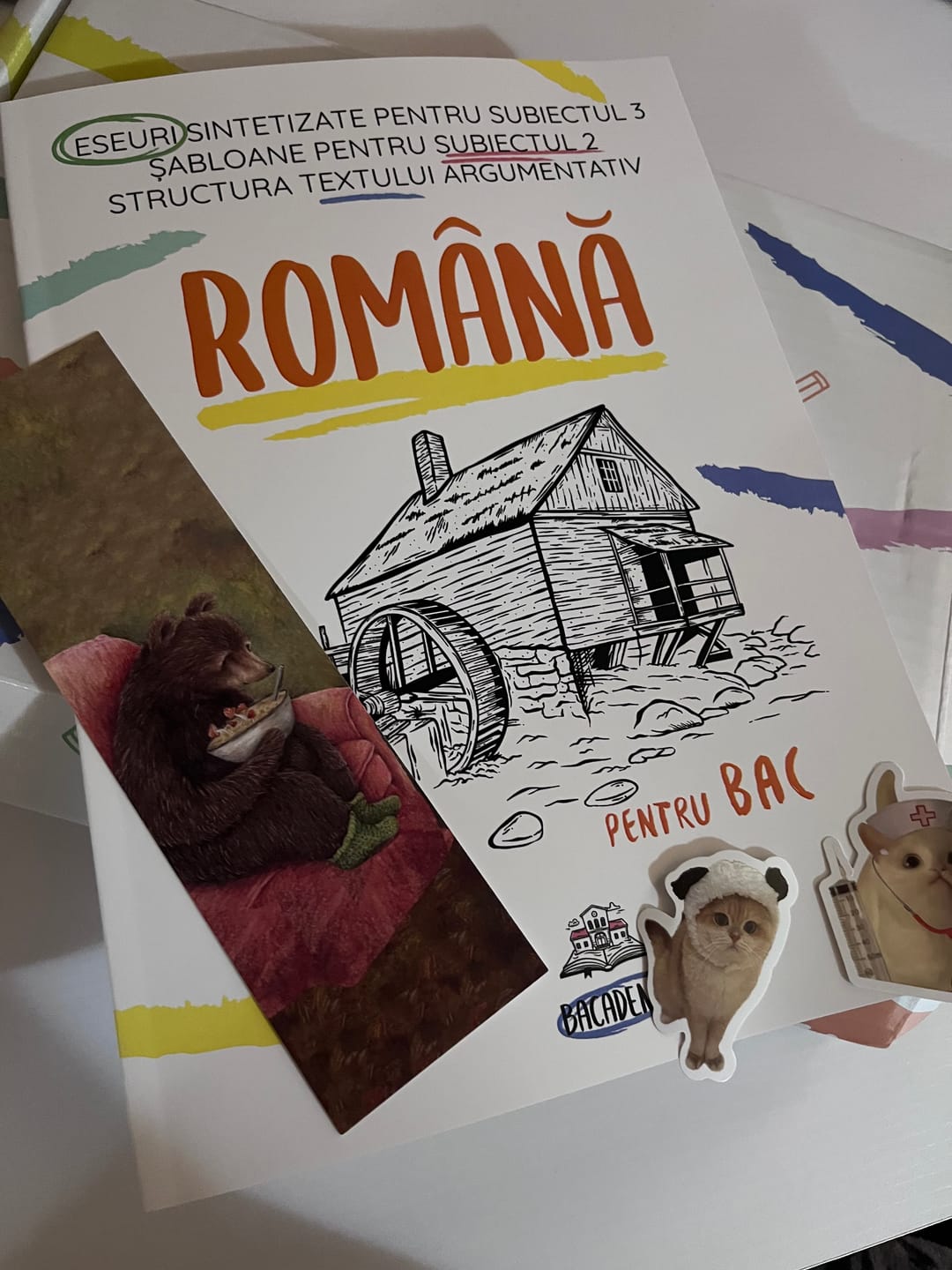 Customer photo review of Carte Română Bacalaureat Bacademia (temă și viziune, caracterizare, relație) - Ediția II