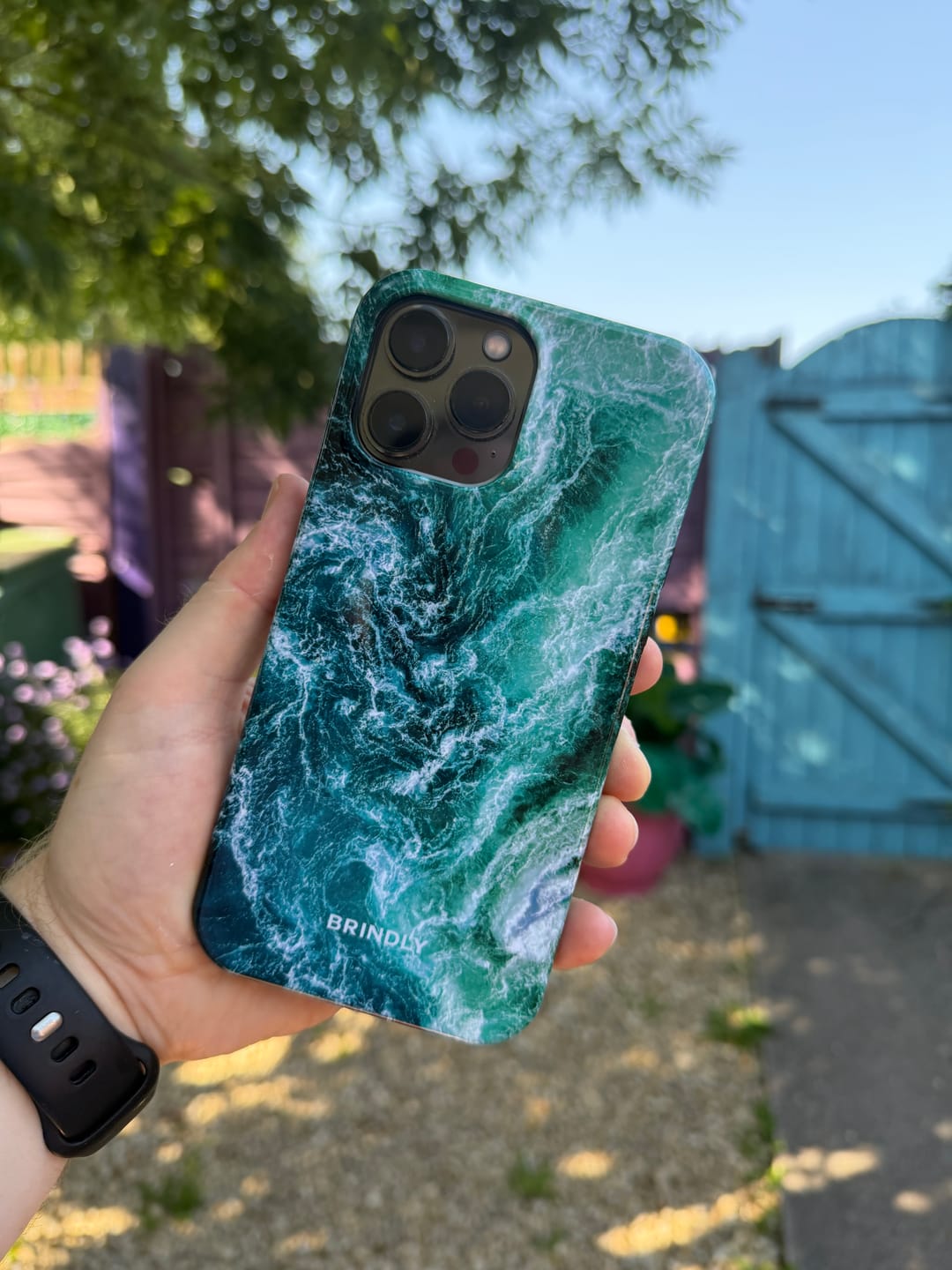 Customer photo review of Ocean Waves - Tough Phone Case