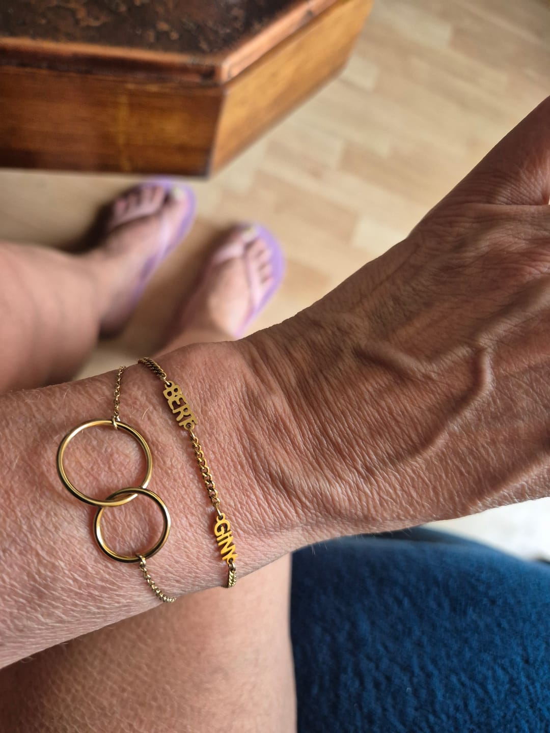 Customer photo review of Gepersonaliseerde armband met naam
