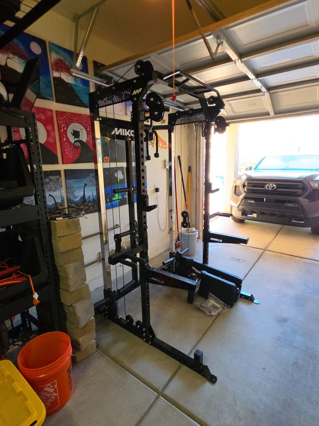 Customer photo review of HR05 Half Rack Functional Trainer