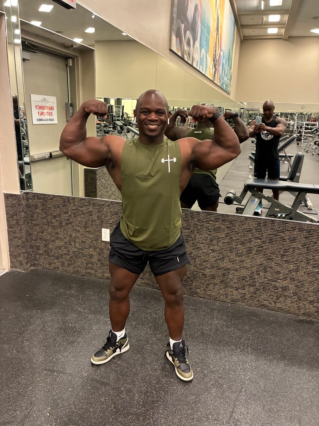 Customer photo review of Mystery Men's Cut Off/Tank - Final Sale (NO RETURNS/EXCHANGES)