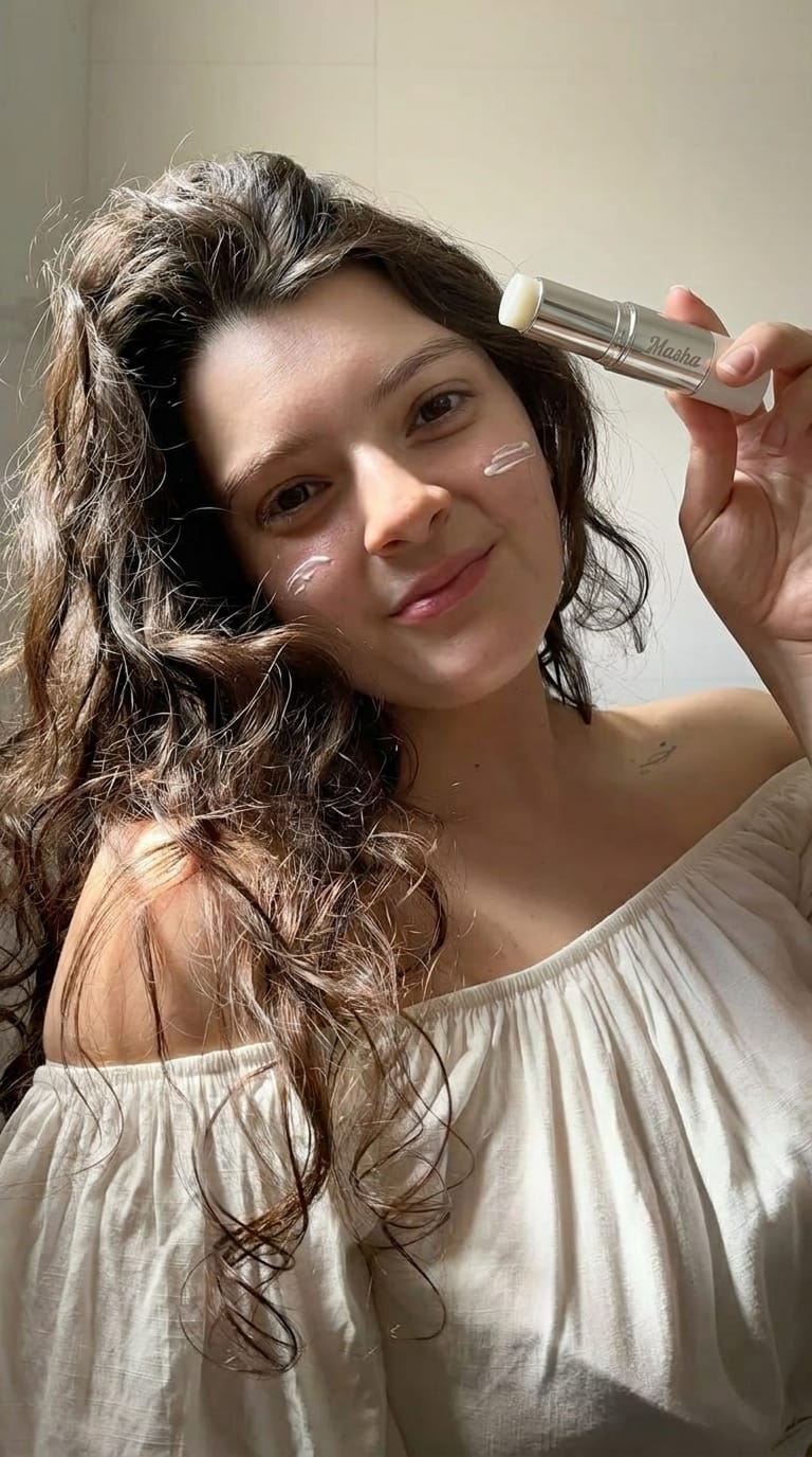 Customer photo review of Color Changing Foundation Stick