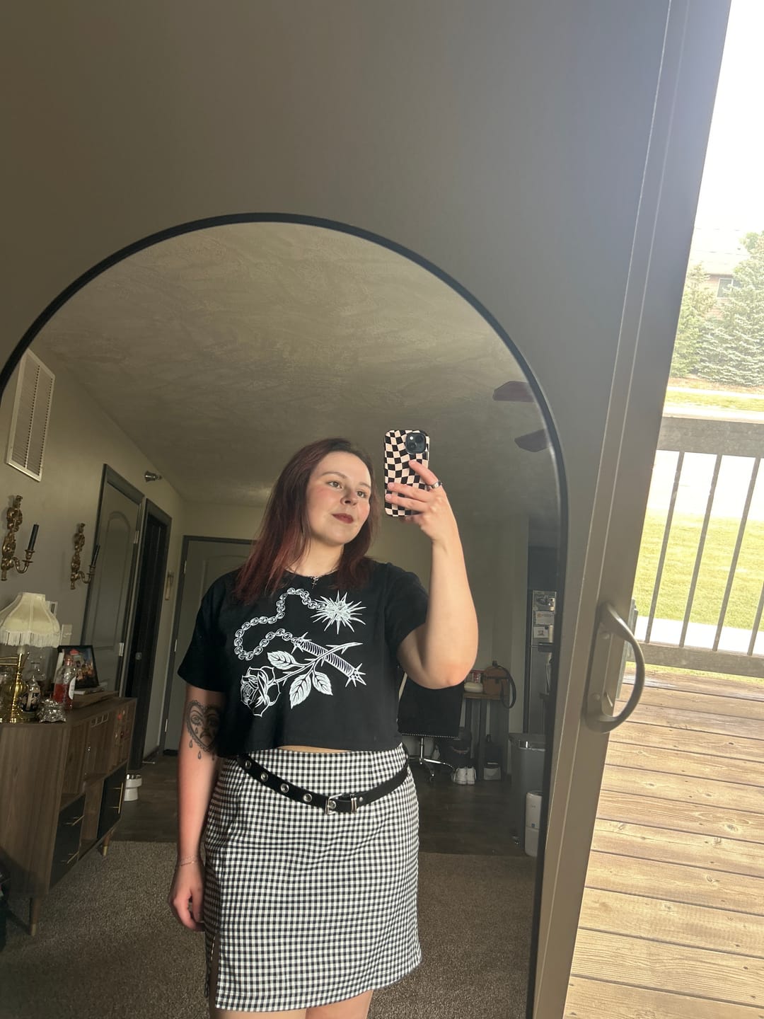 Customer photo review of Doom&Swoon Crop Tee