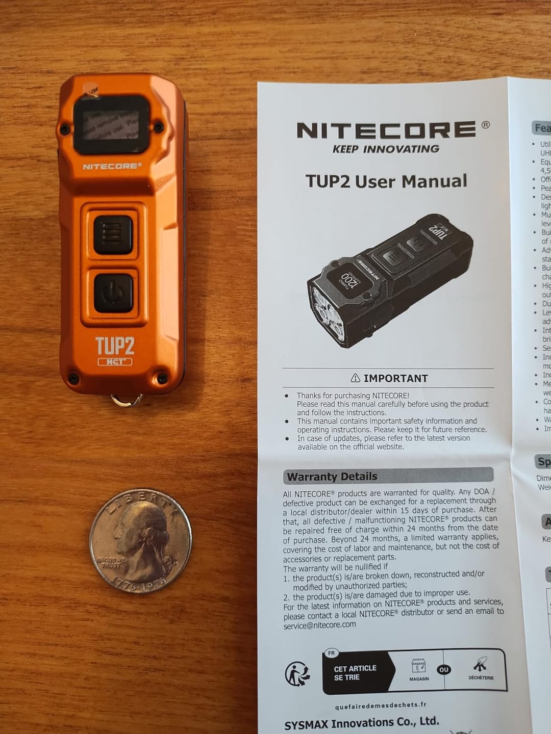 Customer photo review of TUP 2 (Black) - 1200 lumens