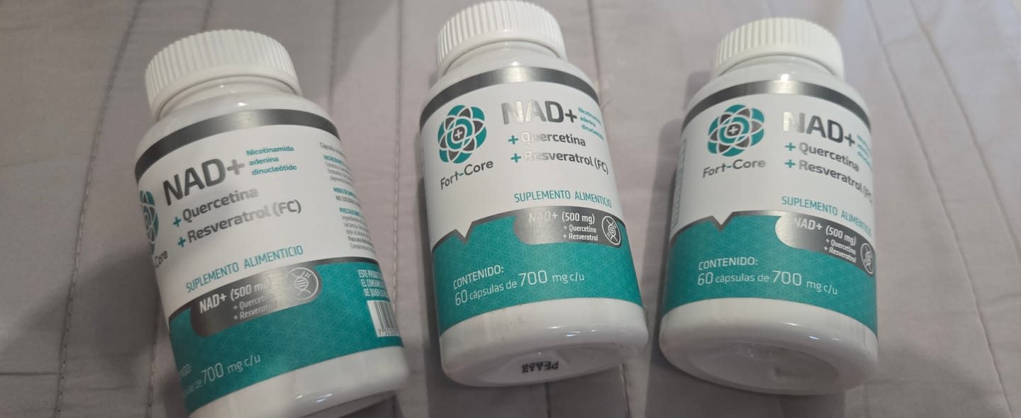 Customer photo review of NAD+ Quercetina y Resveratrol Fort Core