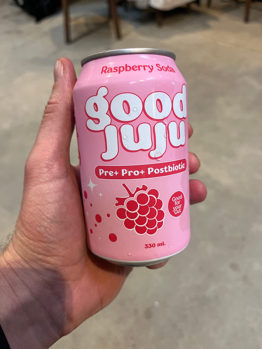 Customer photo review of Raspberry Soda