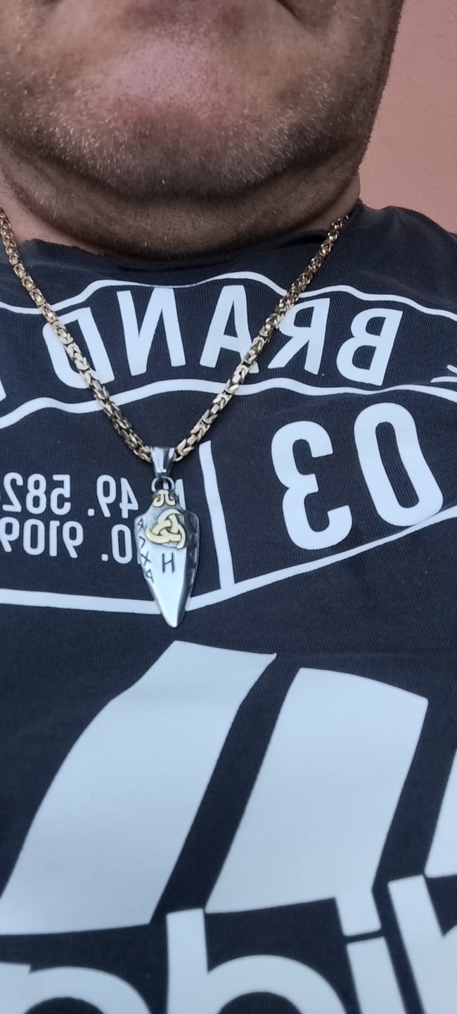 Customer photo review of Gungnir Necklace
