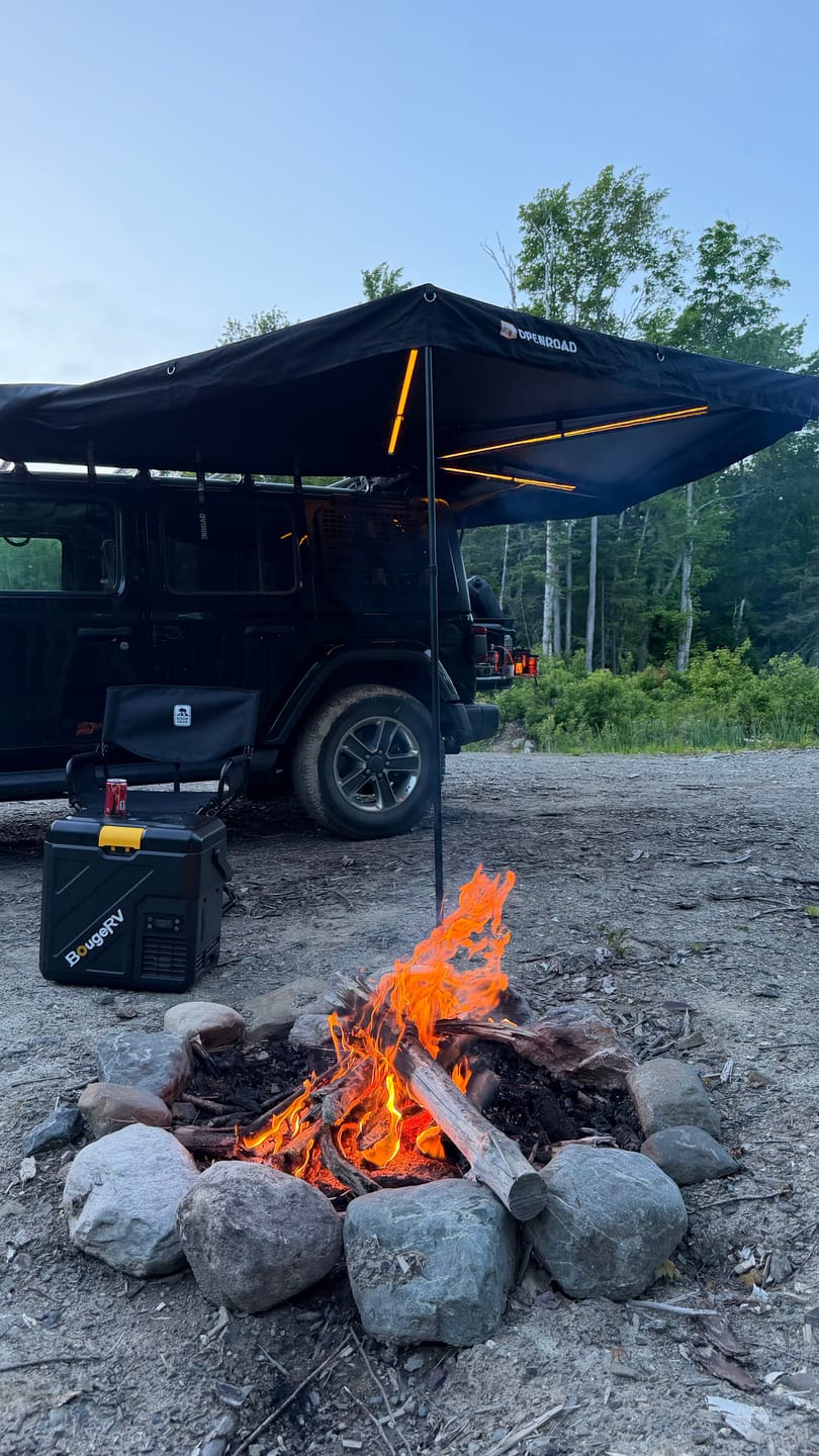 Customer photo review of OPENROAD  270 Free Standing Awning for Camping-Adventure Series