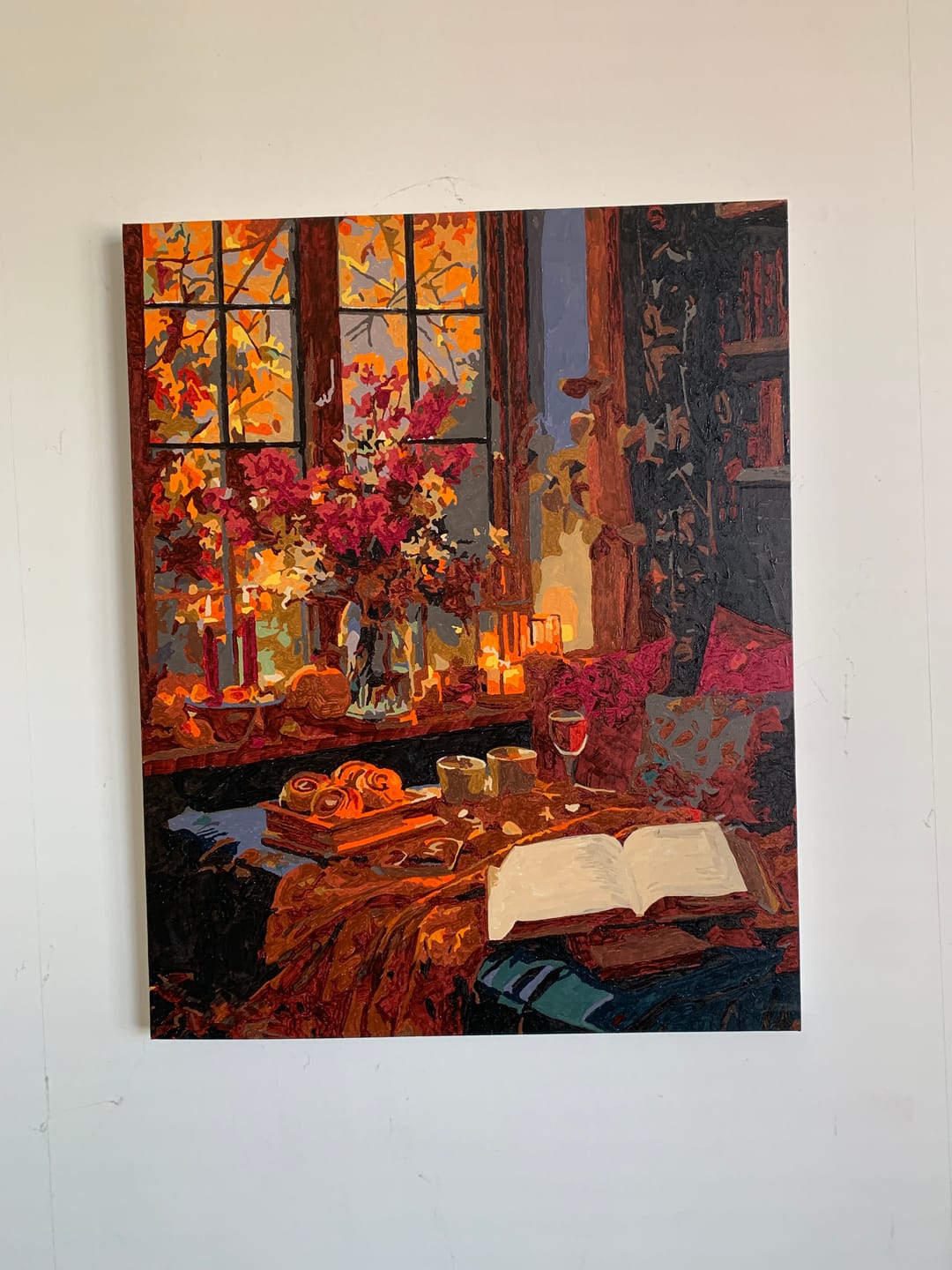 Customer photo review of Cozy evening | Paint by Number