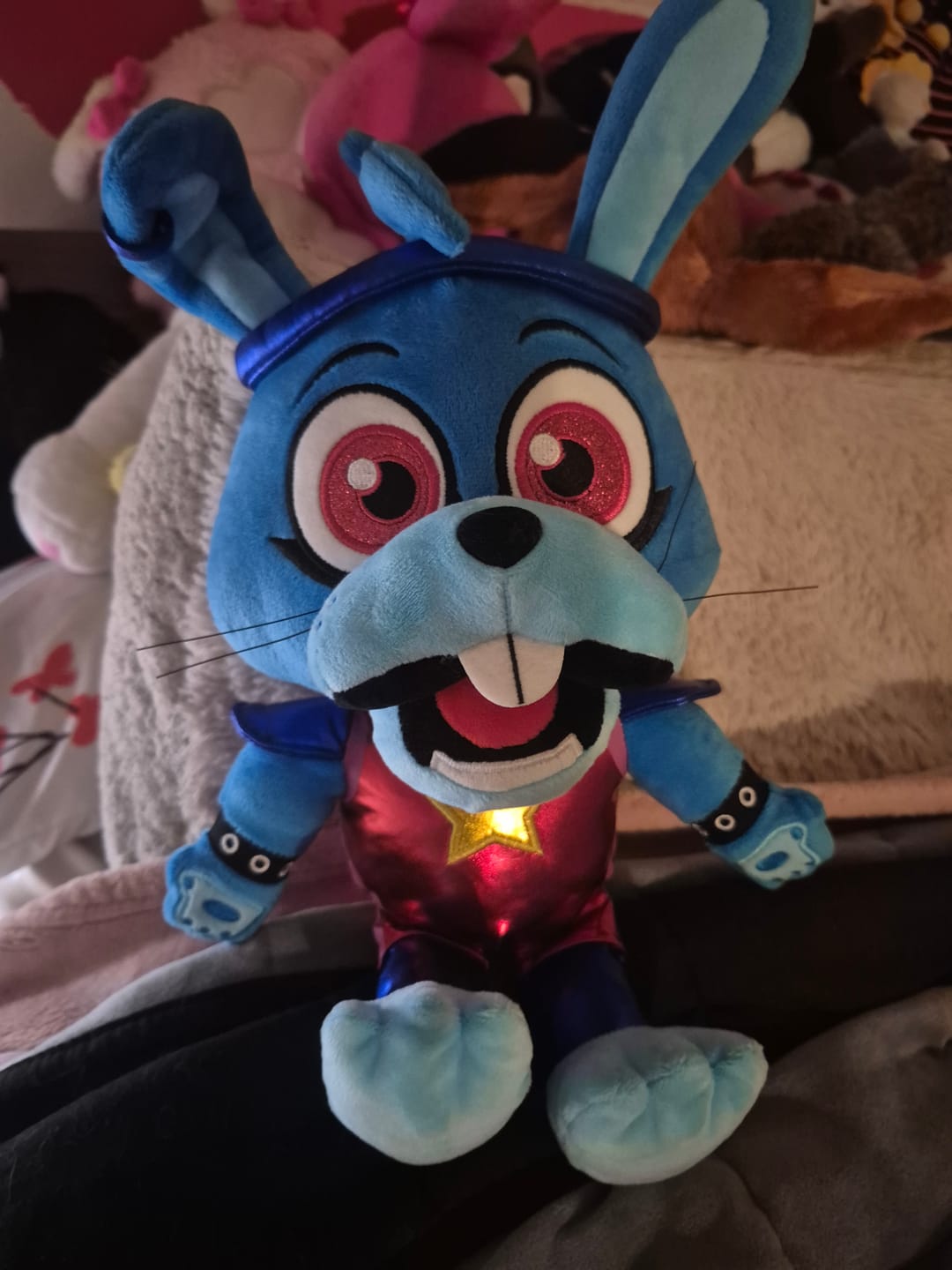 Customer photo review of Five Nights at Freddy's - Glamrock Bonnie Collector's Plush