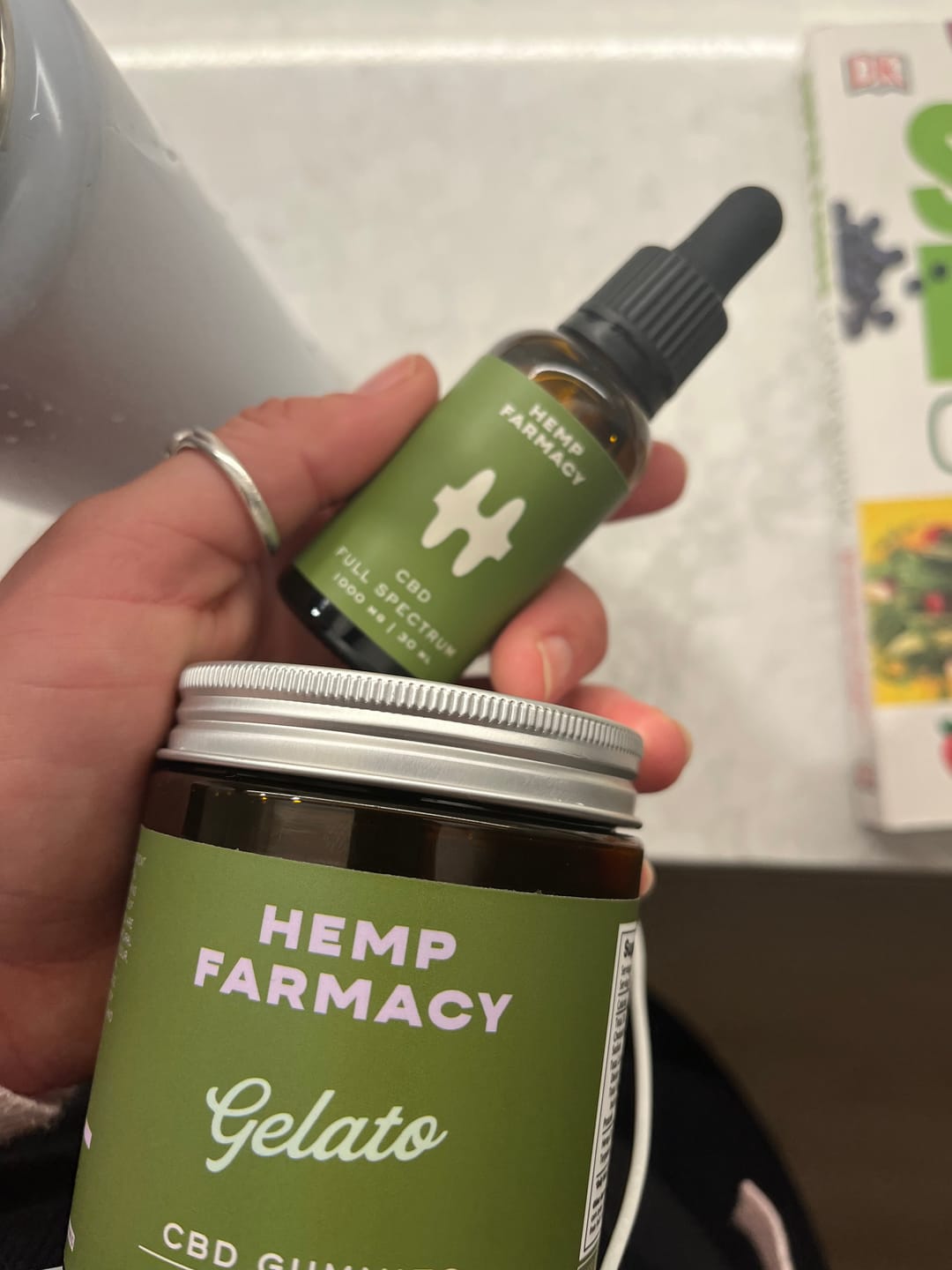 Customer photo review of Drops - Moderate 1000mg