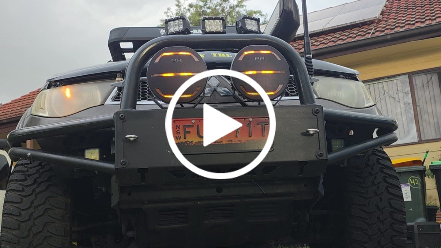 Customer video review of Covert 9 Inch LED Driving Lights (PAIR W/HARNESS)