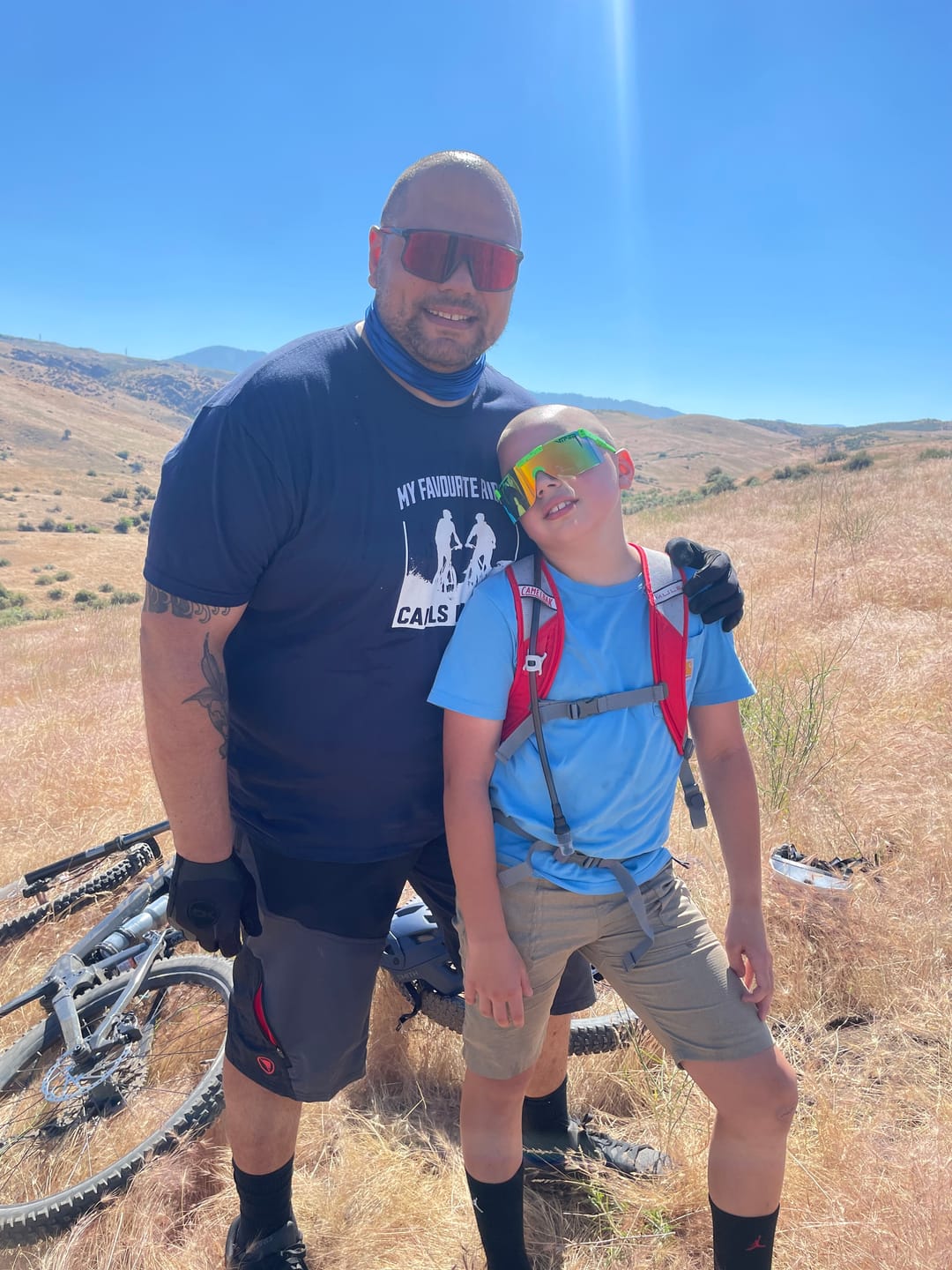 Customer photo review of Calls Me Dad T-Shirt