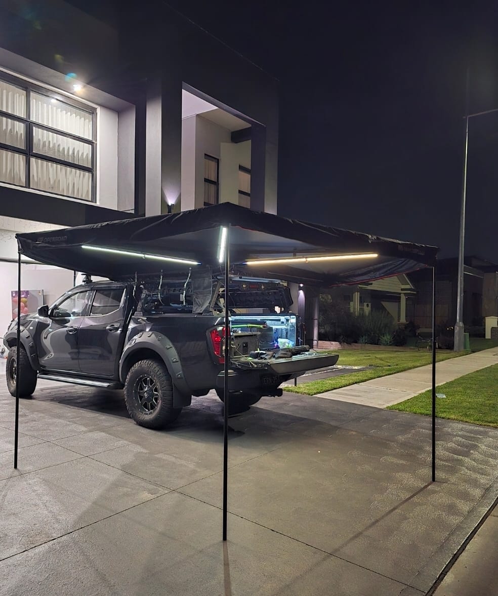 Customer photo review of OPENROAD  270 Free Standing Awning for Camping