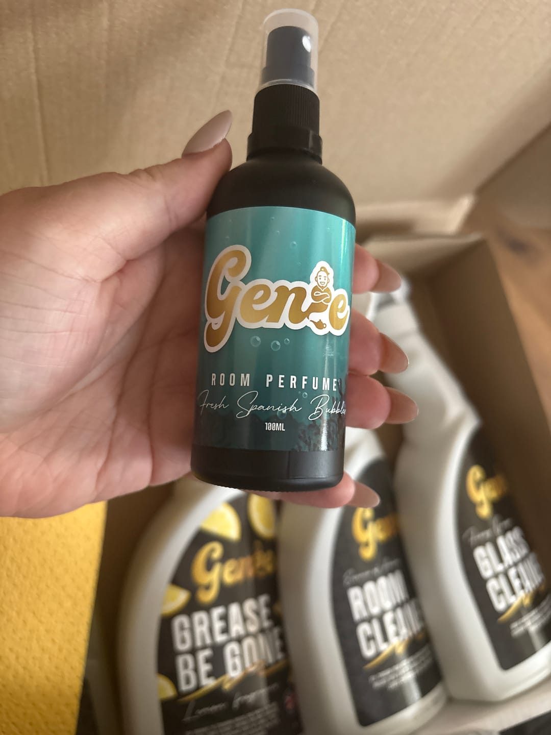 Customer photo review of GENIE ROOM PERFUME